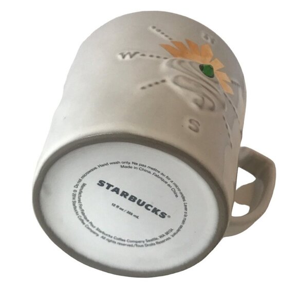 Starbucks Siren Collection 2014 Compass Green Crystal Eye Anniversary Coffee Mug - Picture 3 of 14